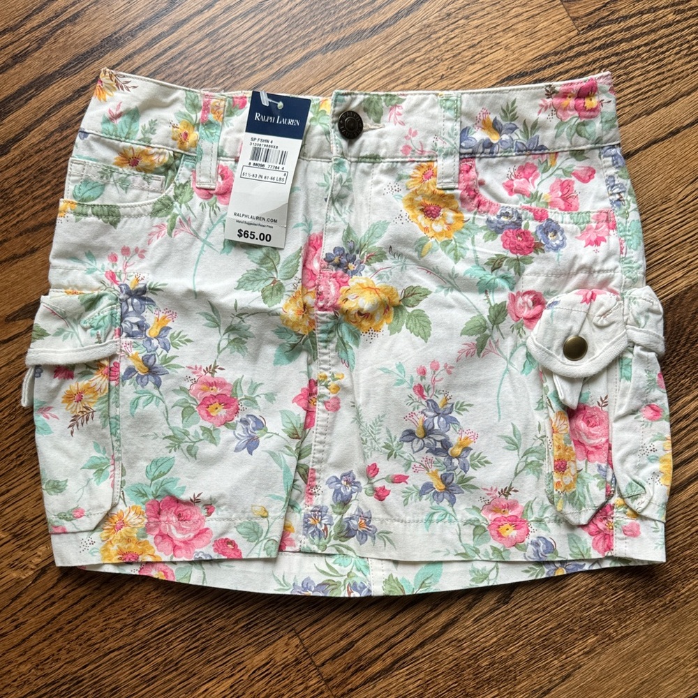 Ralph Lauren Floral Print Kids Skirt